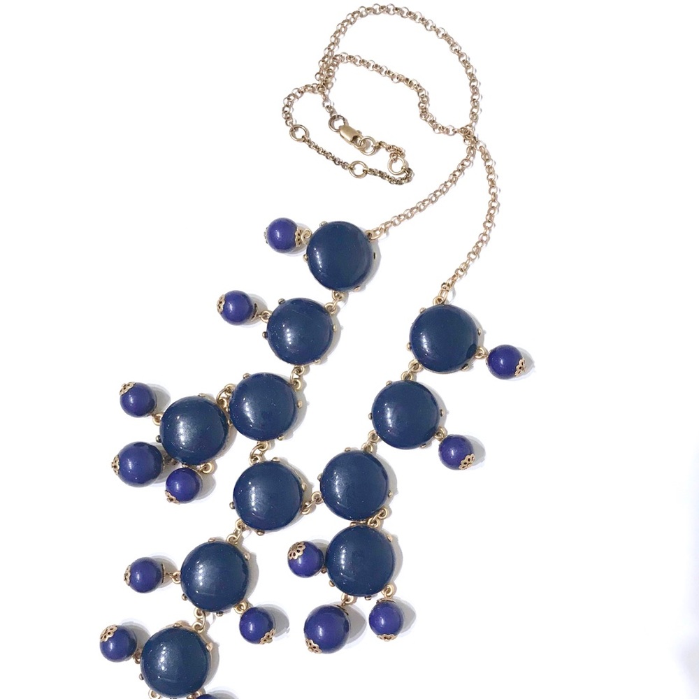 BUBBLE NECKLACE • NAVY